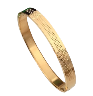 High-Quality Expensive-Looking Design Gold Plated Kada
