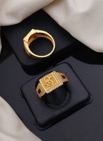 1 Gram Gold Plated Glamorous Design Ring-61
