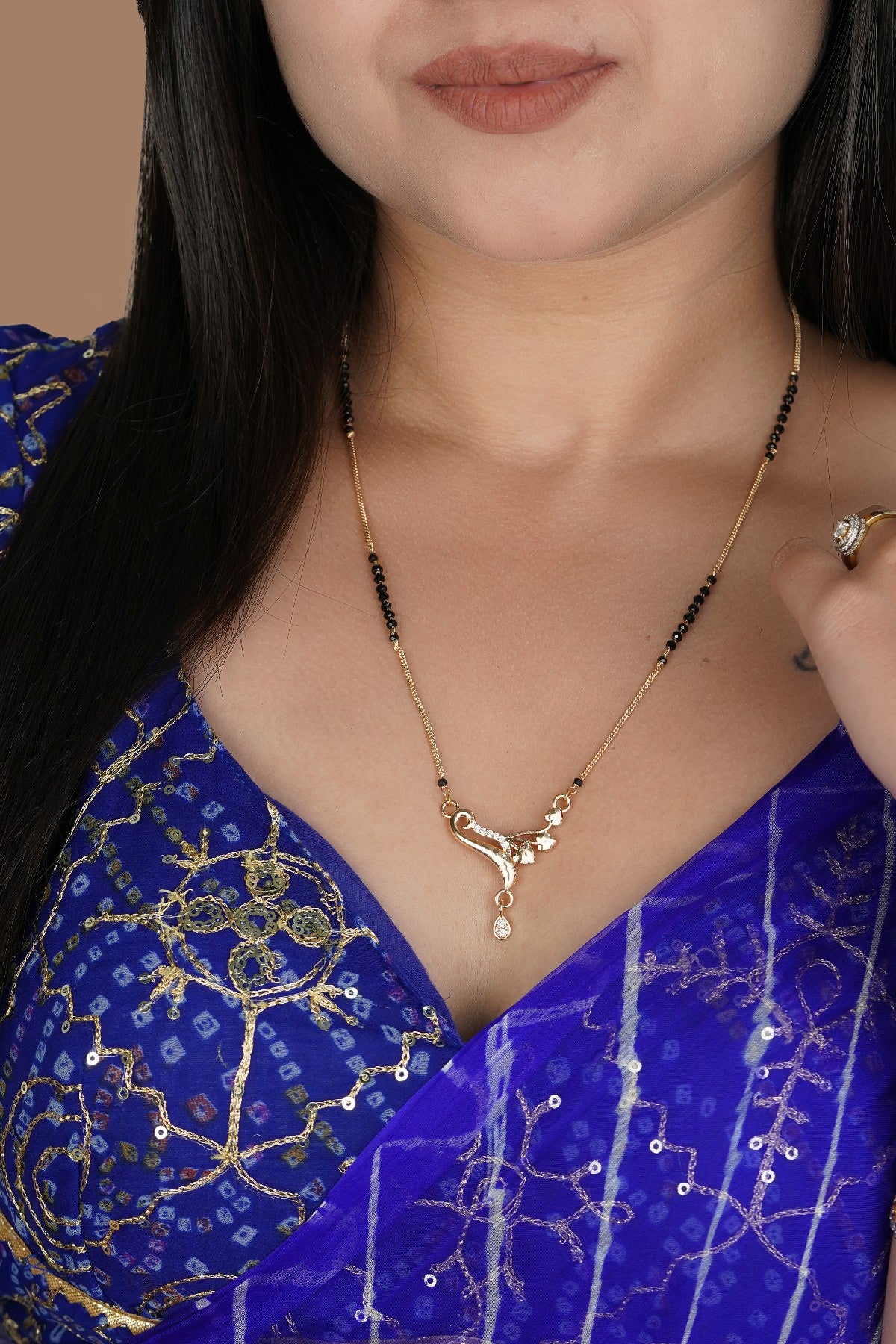 Brilliant Vines Diamond Mangalsutra