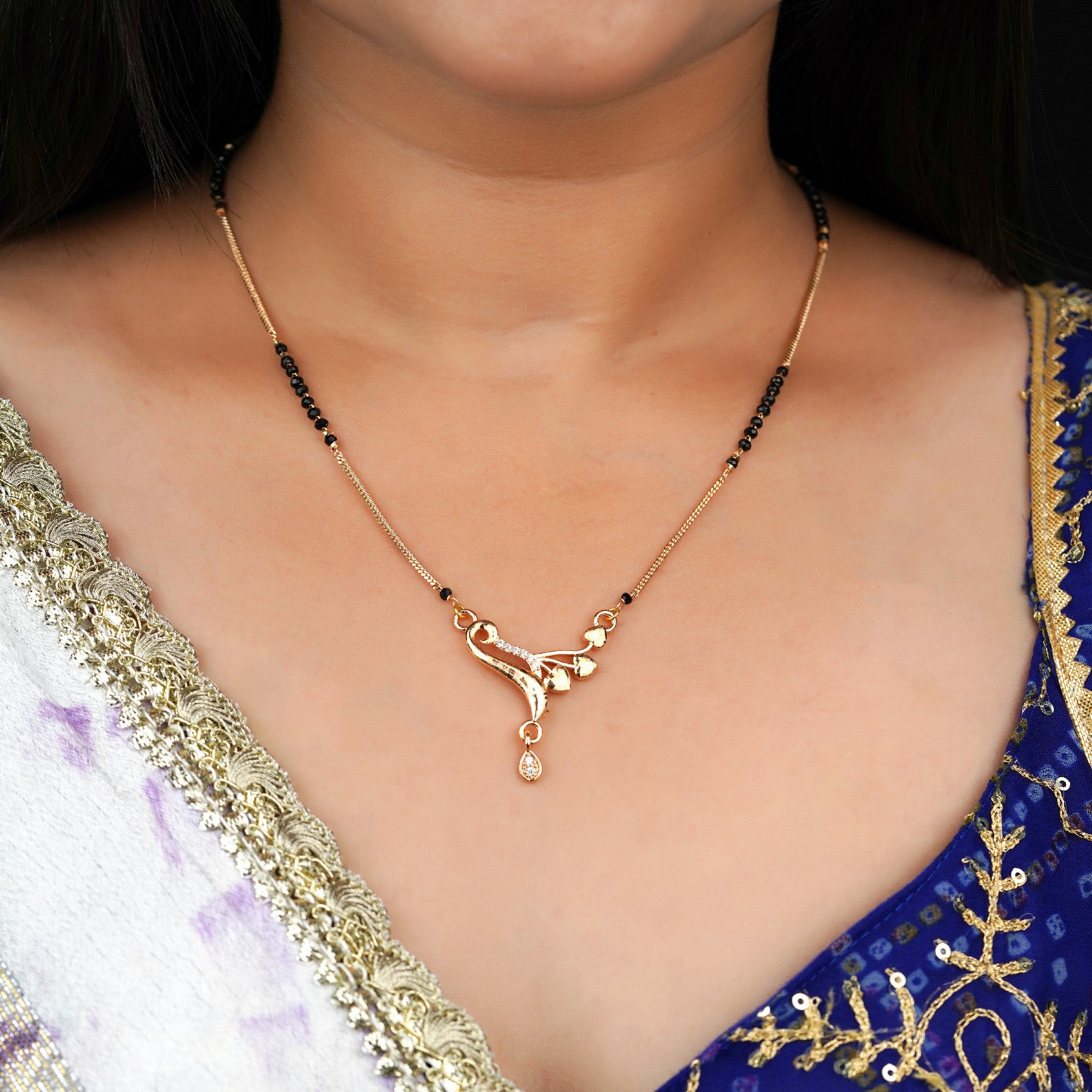 Brilliant Vines Diamond Mangalsutra