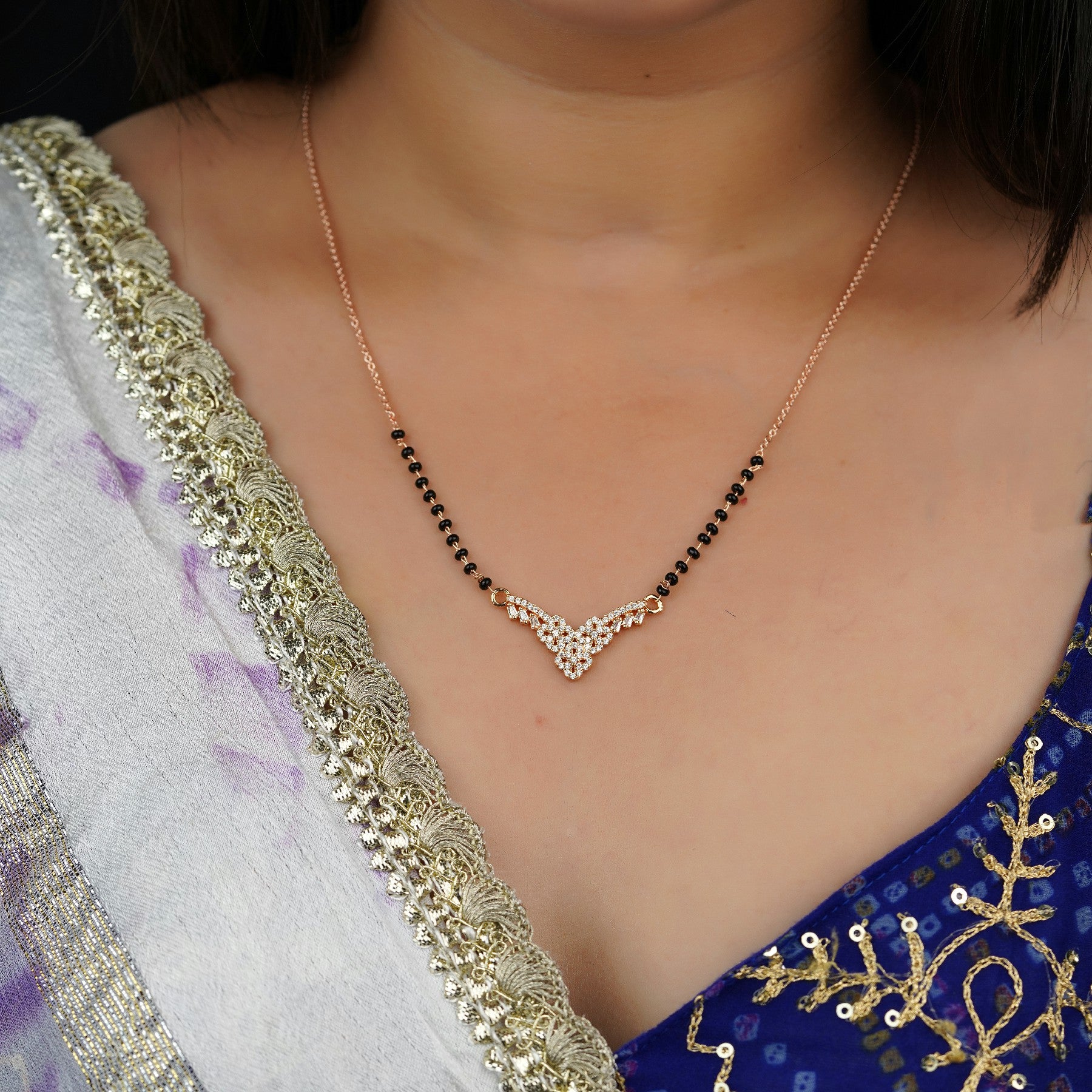 Enchanted Essence Gold and Diamond Mangalsutra