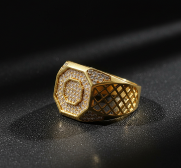 1 Gram Gold Plated Glamorous Design Ring-80