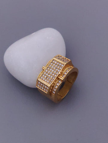 1 Gram Gold Forming Streamlined Design Superior Quality Ring