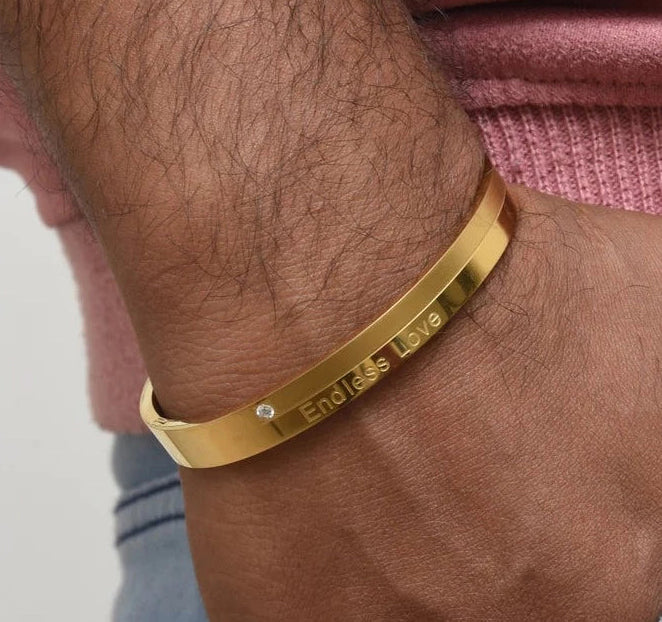 Premium Quality Gold Plated Endless Love Bracelet