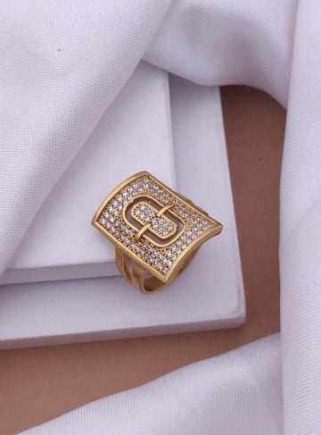 1 Gram Gold Forming Streamlined Design Superior Quality Ring-107