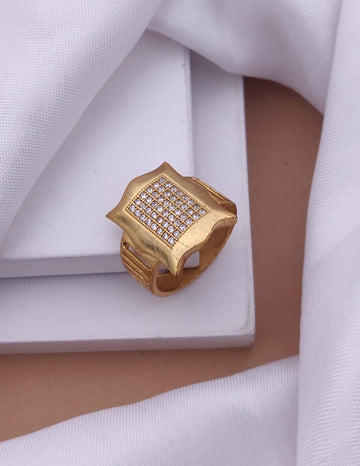 1 Gram Gold Forming Streamlined Design Superior Quality Ring-111