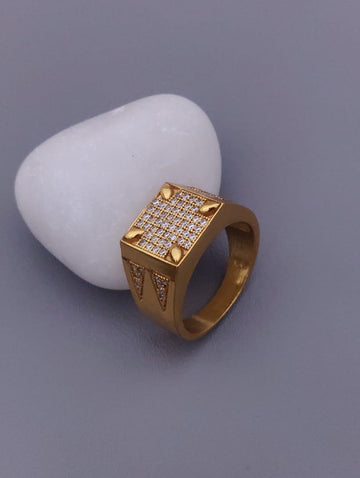 1 Gram Gold Forming Streamlined Design Superior Quality Ring-115
