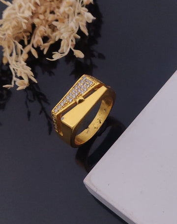 1 Gram Gold Forming Streamlined Design Superior Quality Ring-123
