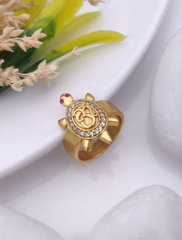 1 Gram Gold Forming Streamlined Design Superior Quality Ring-128