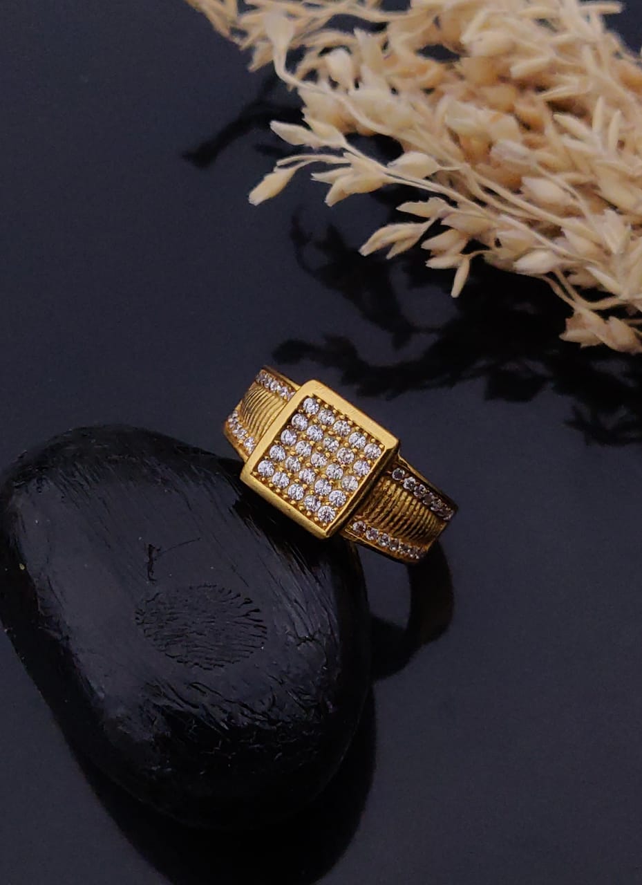 1 Gram Gold Forming Streamlined Design Superior Quality Ring-138