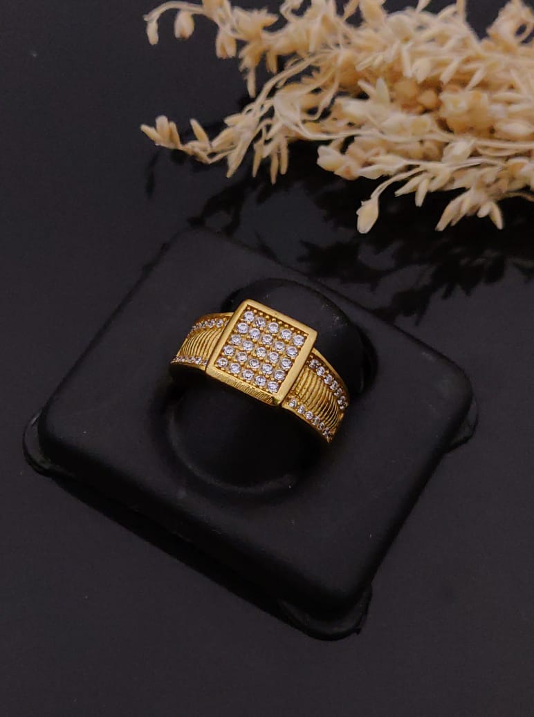 1 Gram Gold Forming Streamlined Design Superior Quality Ring-138