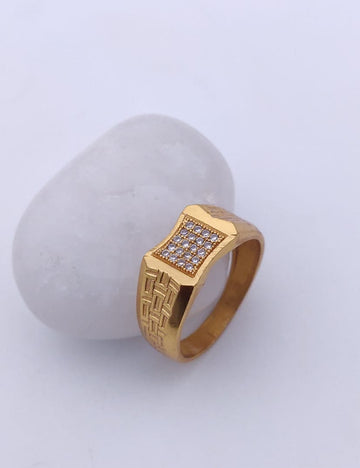 1 Gram Gold Forming Streamlined Design Superior Quality Ring-10