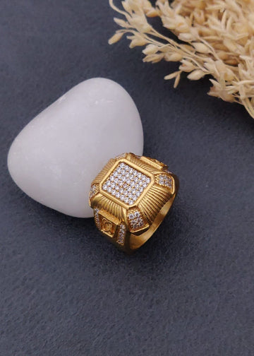 1 Gram Gold Forming Streamlined Design Superior Quality Ring-156