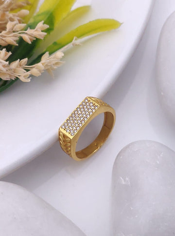 1 Gram Gold Forming Streamlined Design Superior Quality Ring-130