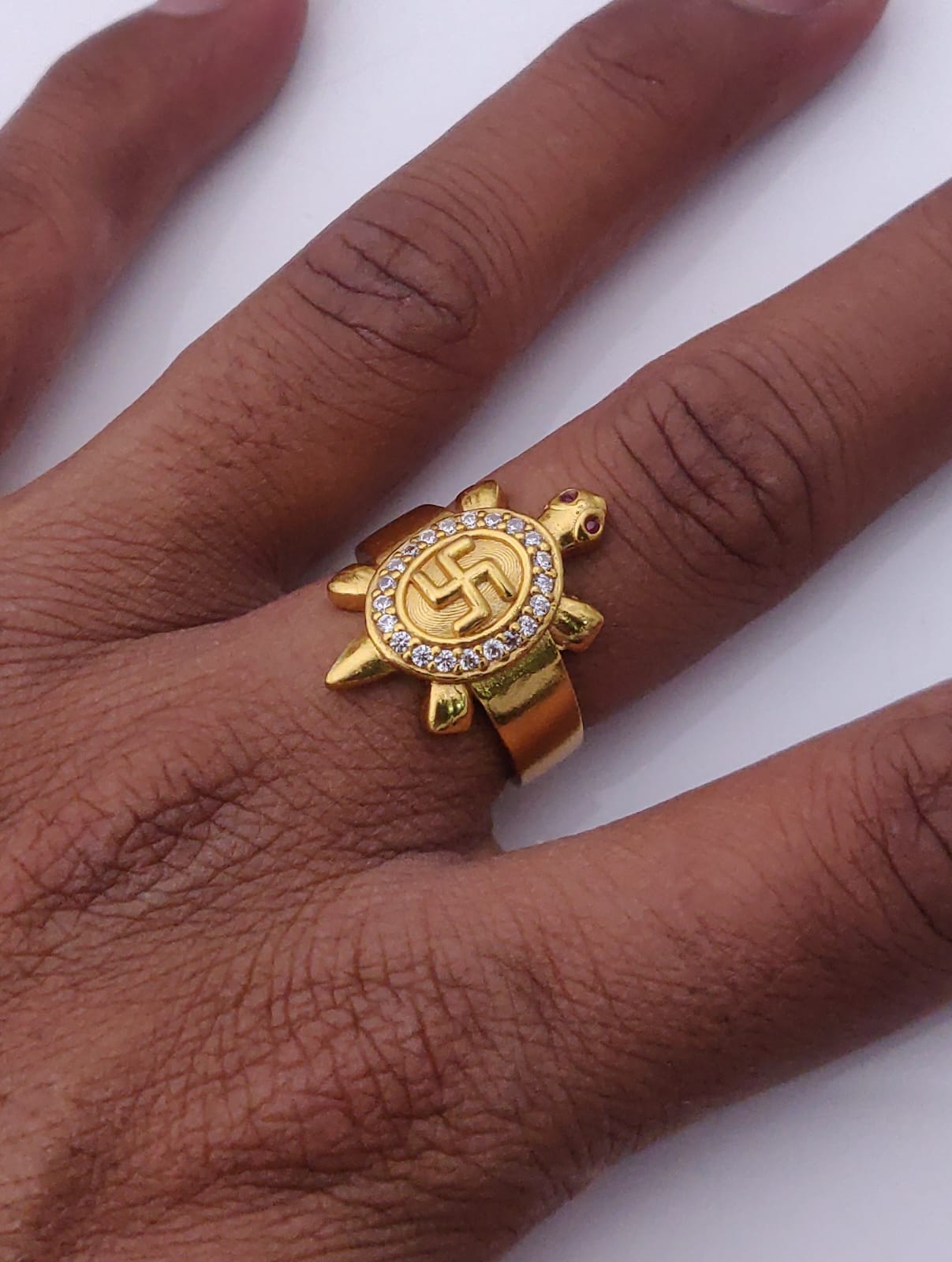 1 Gram Gold Forming Streamlined Design Superior Quality Ring-126