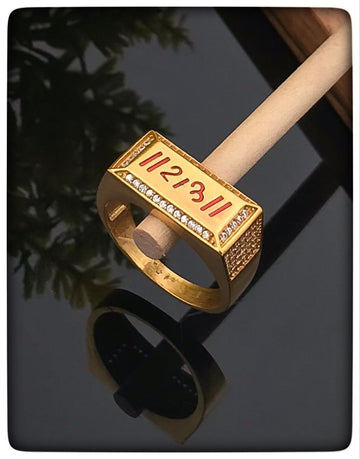 1 Gram Gold Forming RAM-2 Design Superior Quality Ring