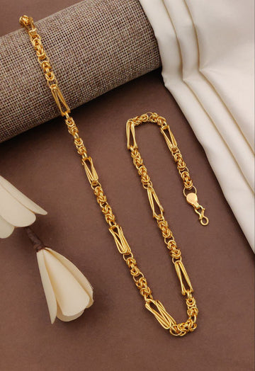 1 Gram Gold Plated Amazing Design Rajwadi Chain