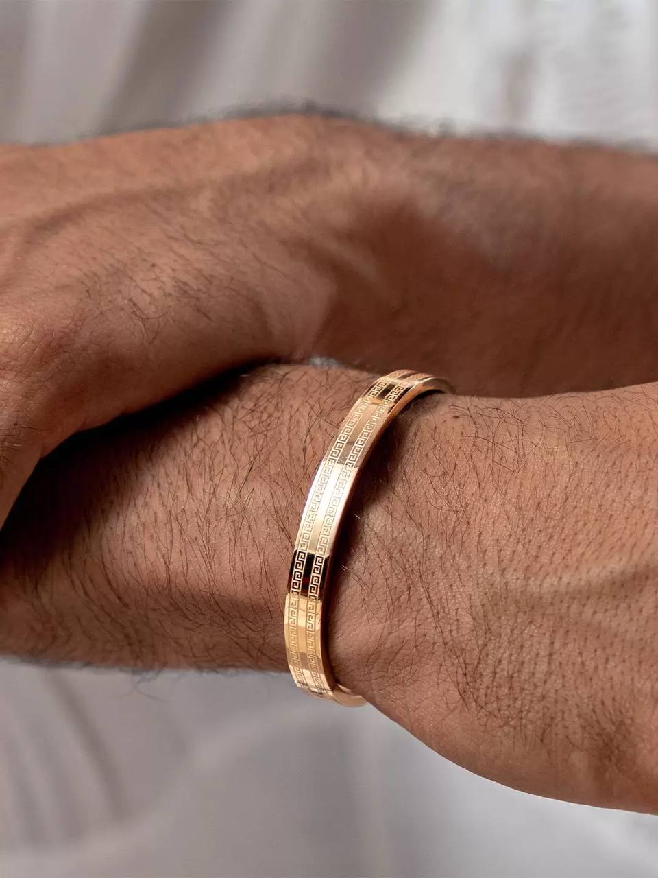 18K Gold Plated Gross Oro Kada Bracelet