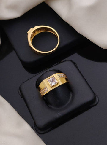 1 Gram Gold Plated Glamorous Design Ring-57