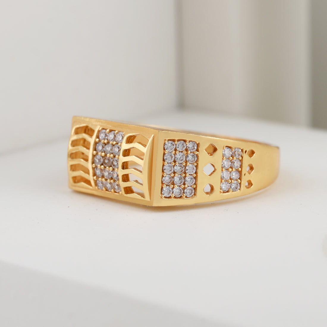 1 Gram Gold Plated Glamorous Design Ring-2