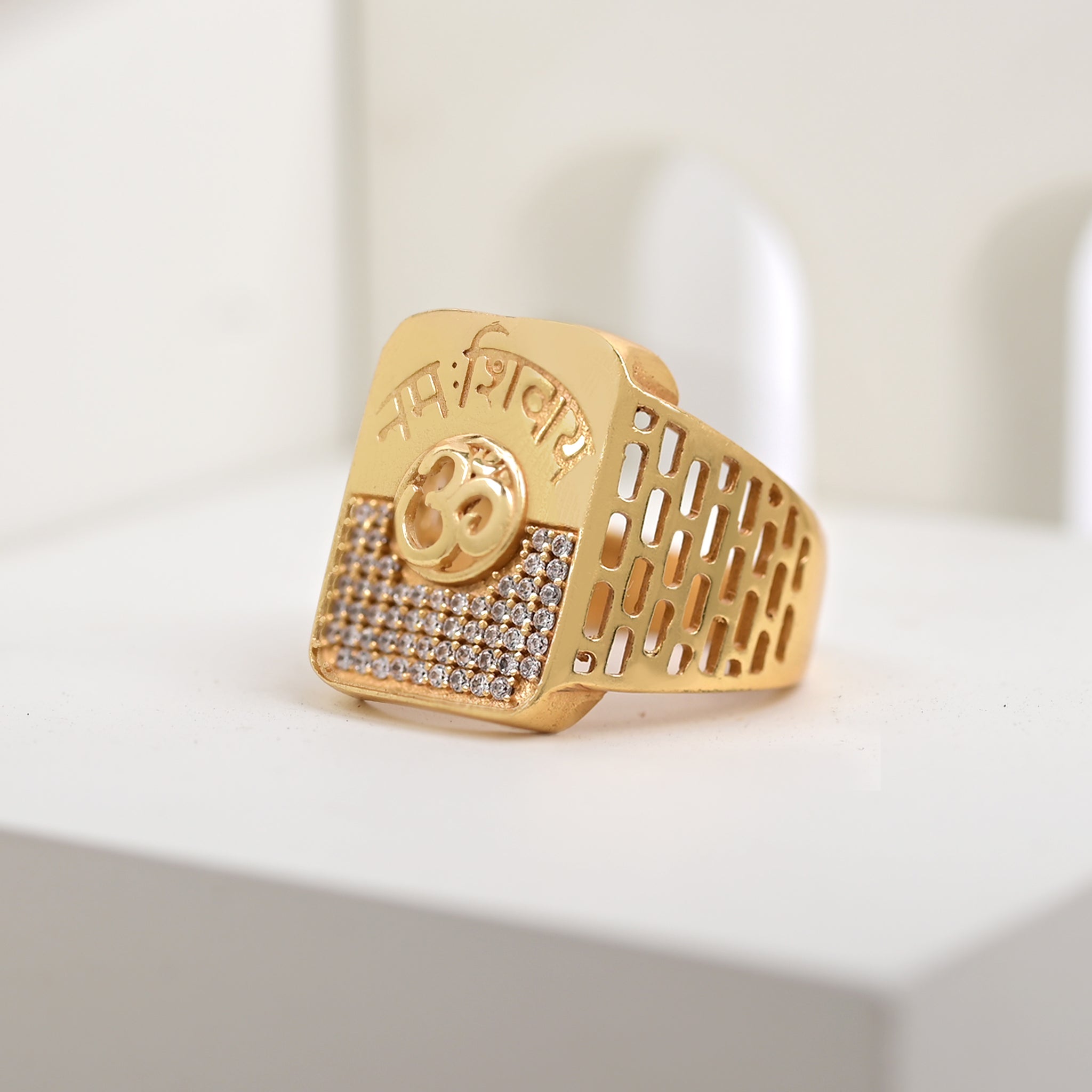 1 Gram Gold Plated Glamorous Design Ring-44