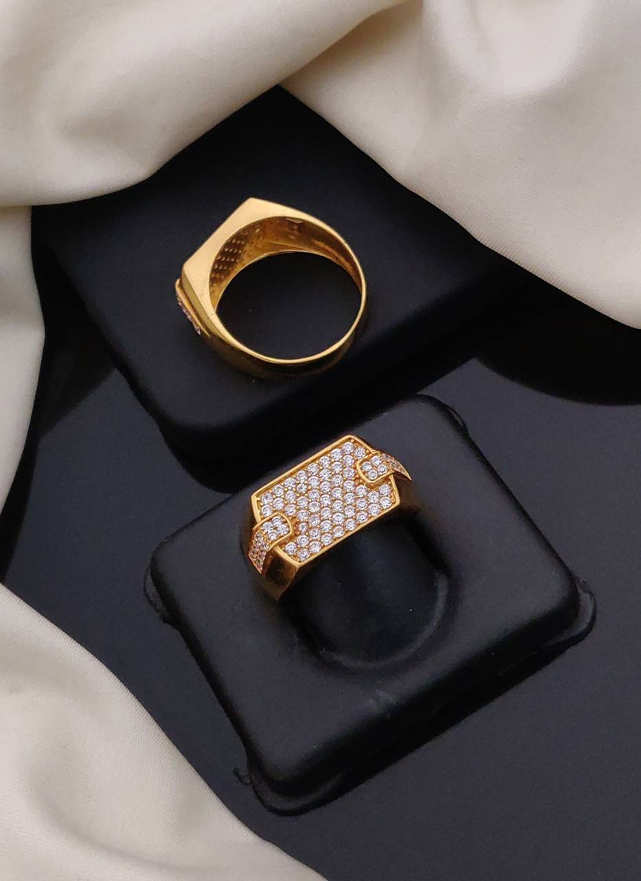 1 Gram Gold Plated Glamorous Design Ring-54