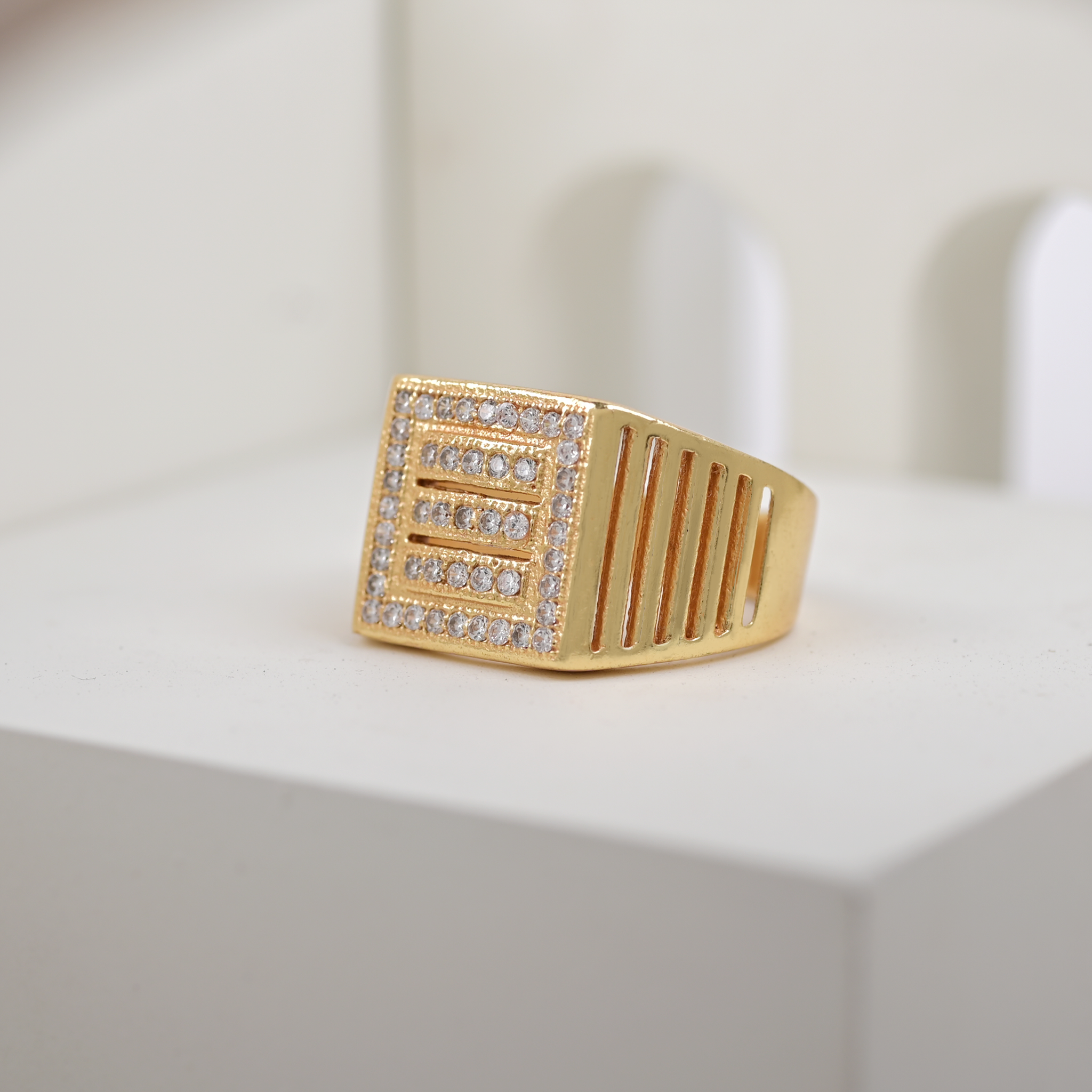 1 Gram Gold Plated Glamorous Design Ring-45