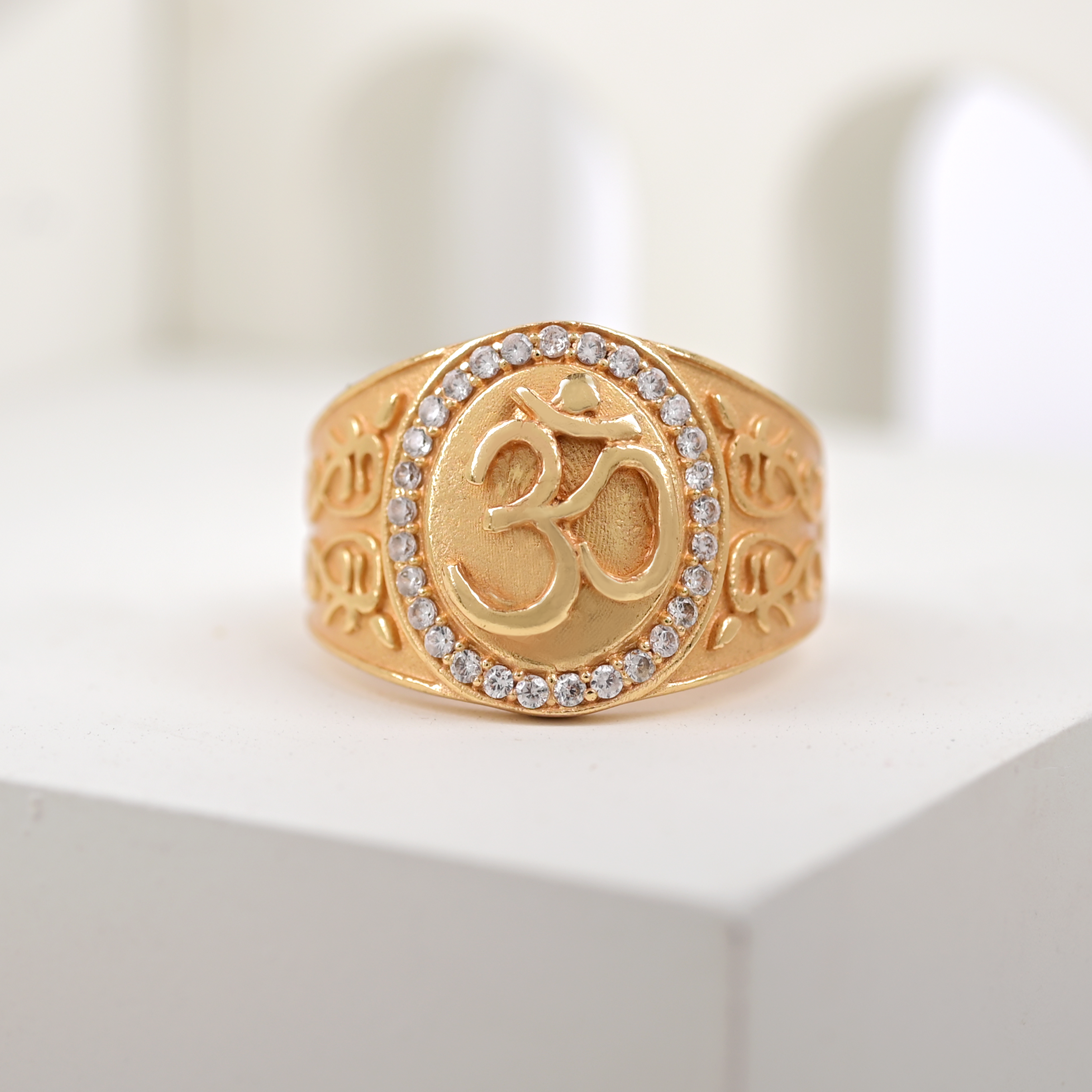 1 Gram Gold Plated Glamorous Design Ring-46