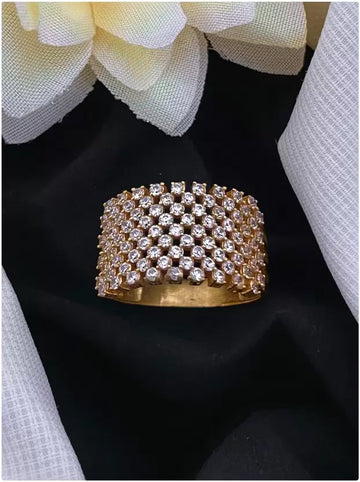 1 Gram Gold Forming Streamlined Design Superior Quality Ring-75