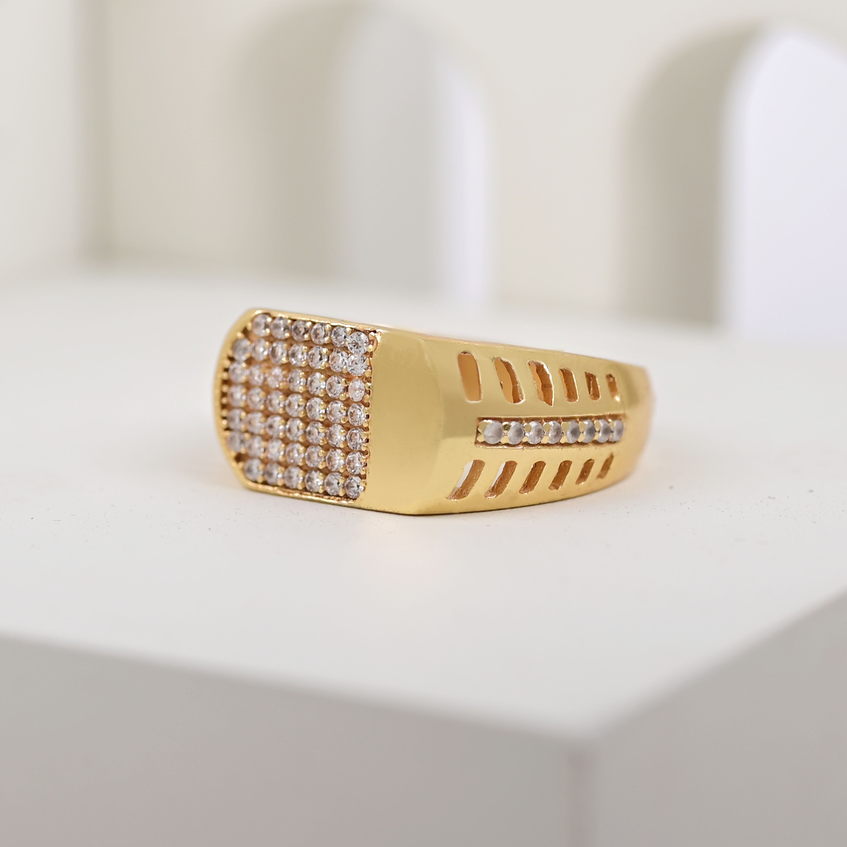 1 Gram Gold Plated Glamorous Design Ring-47