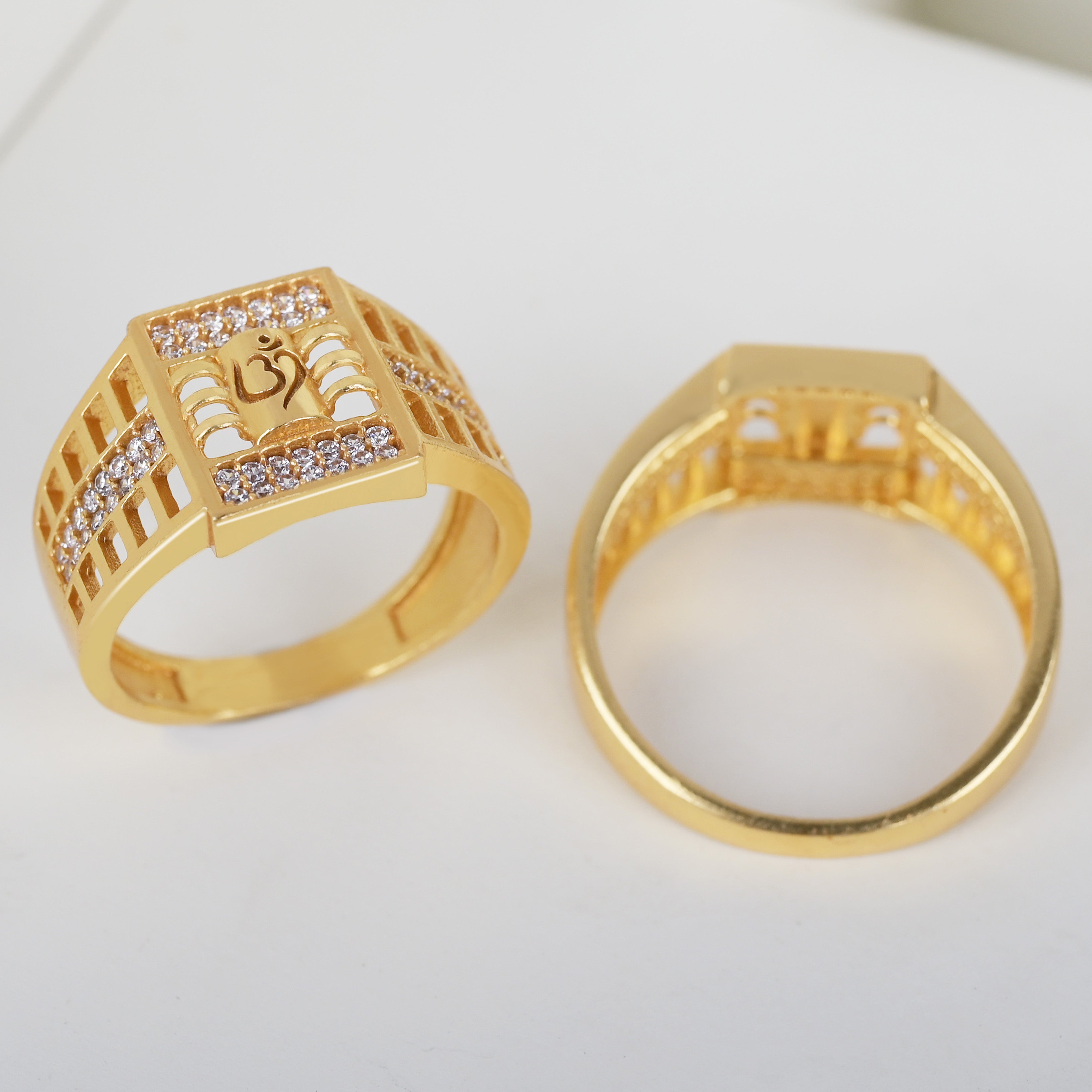 1 Gram Gold Plated Glamorous Design Ring-11