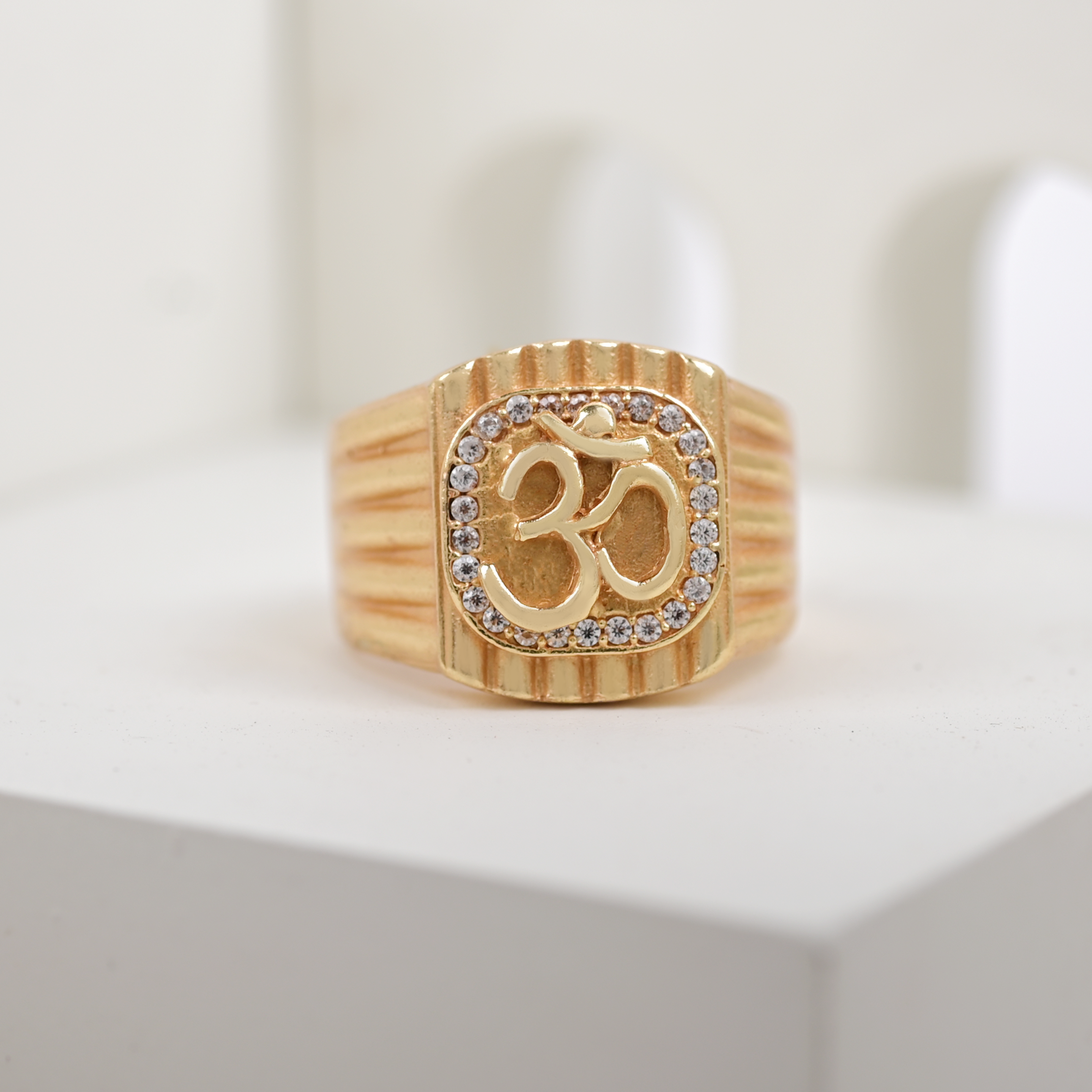 1 Gram Gold Plated Glamorous Design Ring-48