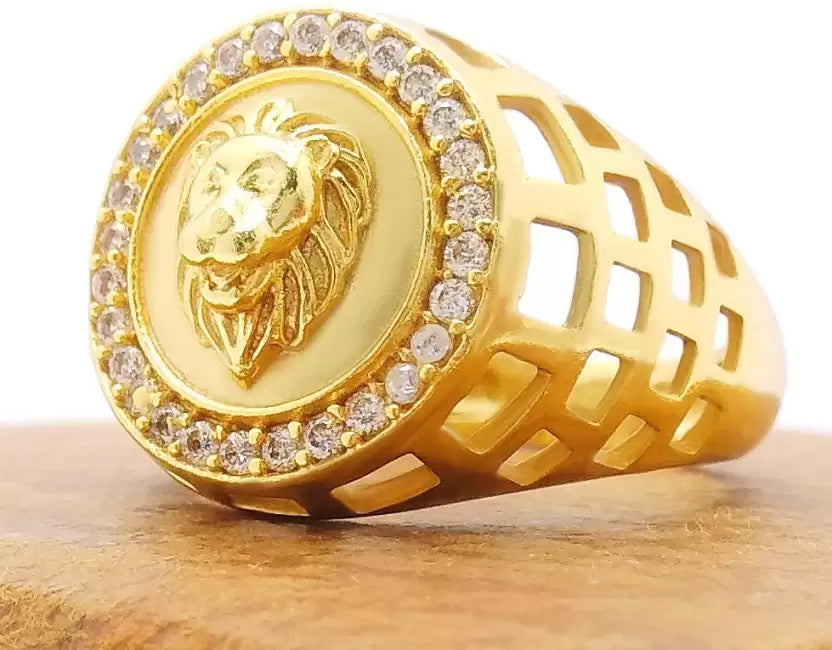 1 Gram Gold Plated Glamorous Design Ring-64