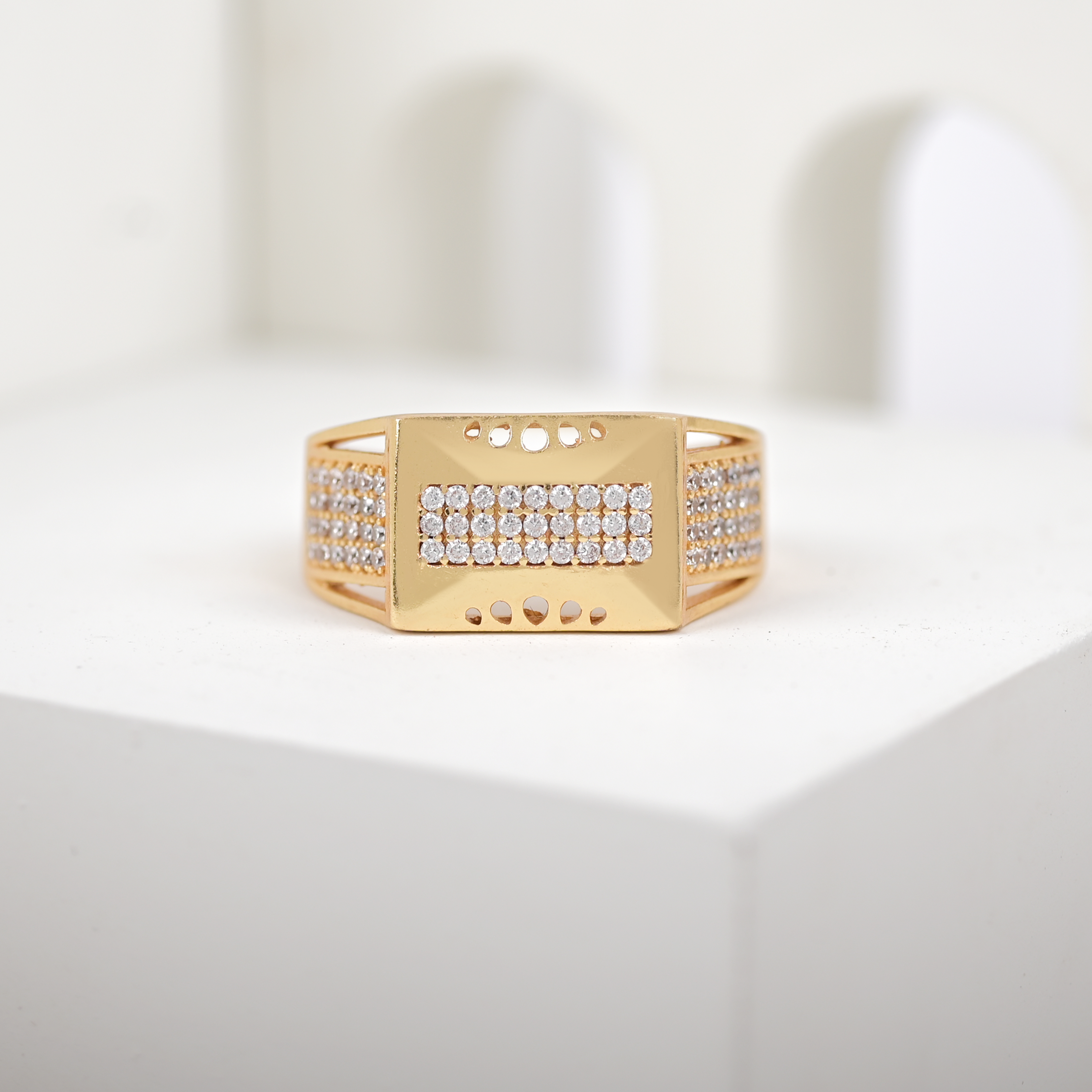 1 Gram Gold Plated Glamorous Design Ring-49