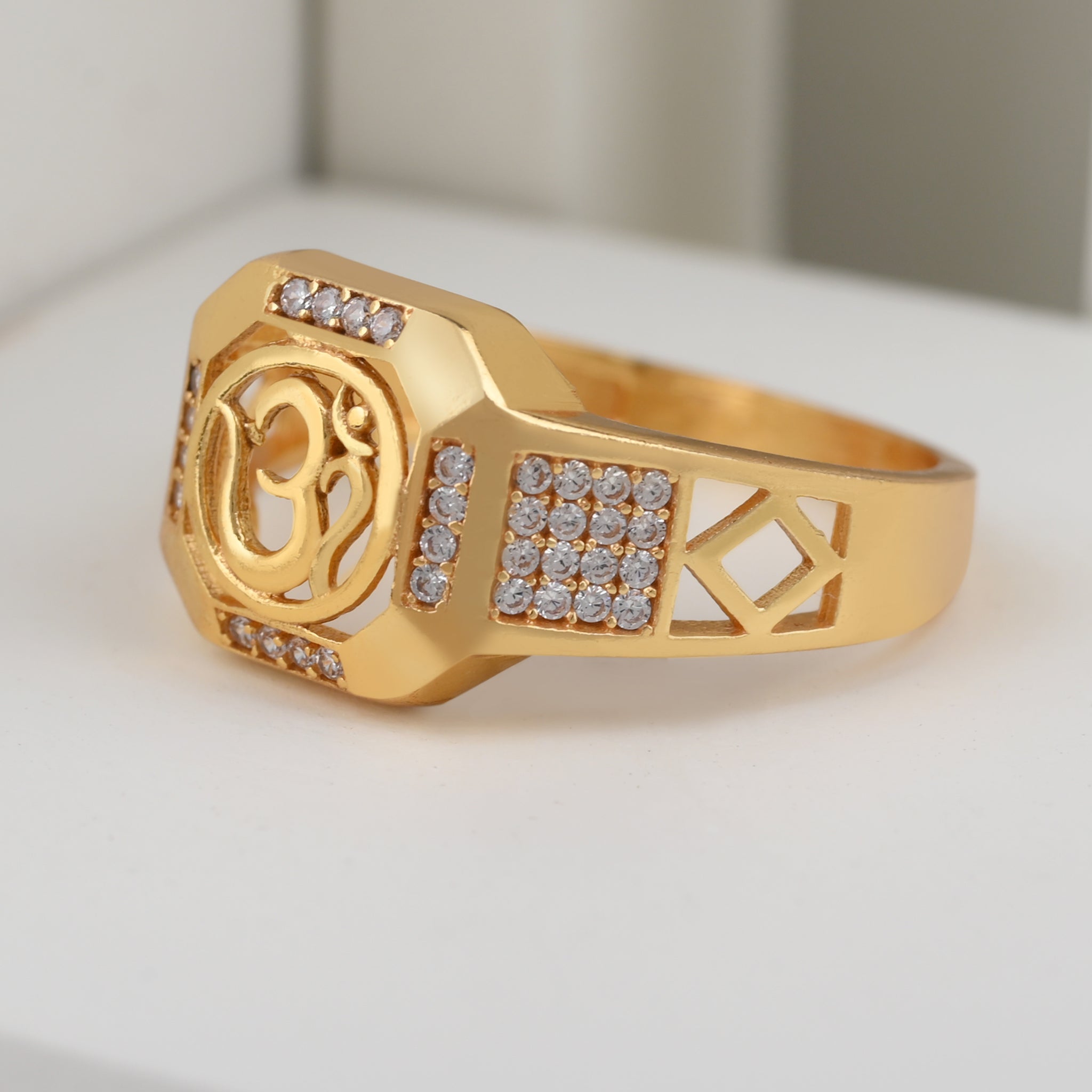 1 Gram Gold Plated Glamorous Design Ring-7