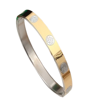 Superior Gold-Silver OM Plated Kada