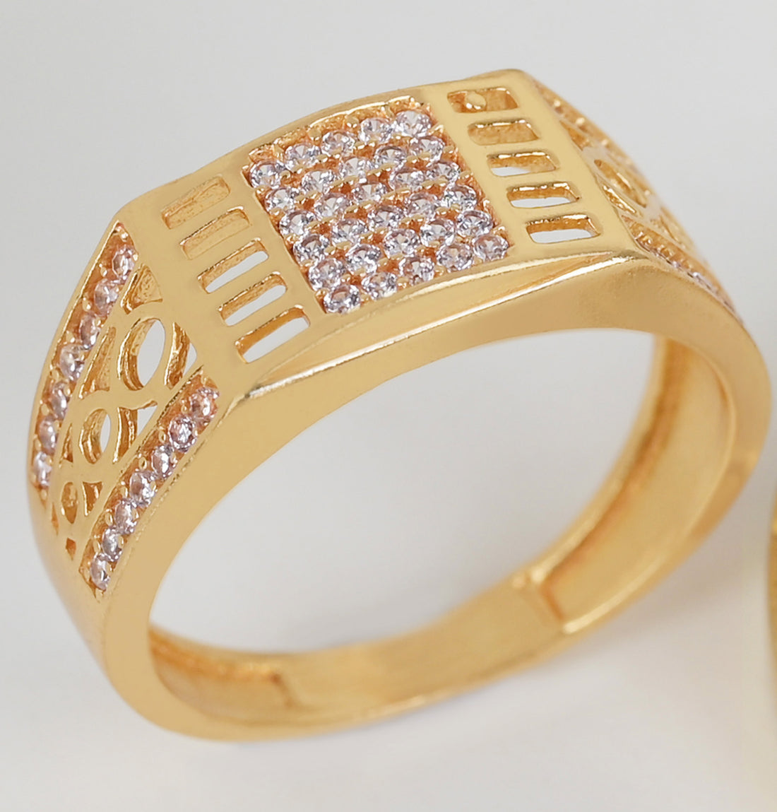1 Gram Gold Plated Glamorous Design Ring-14