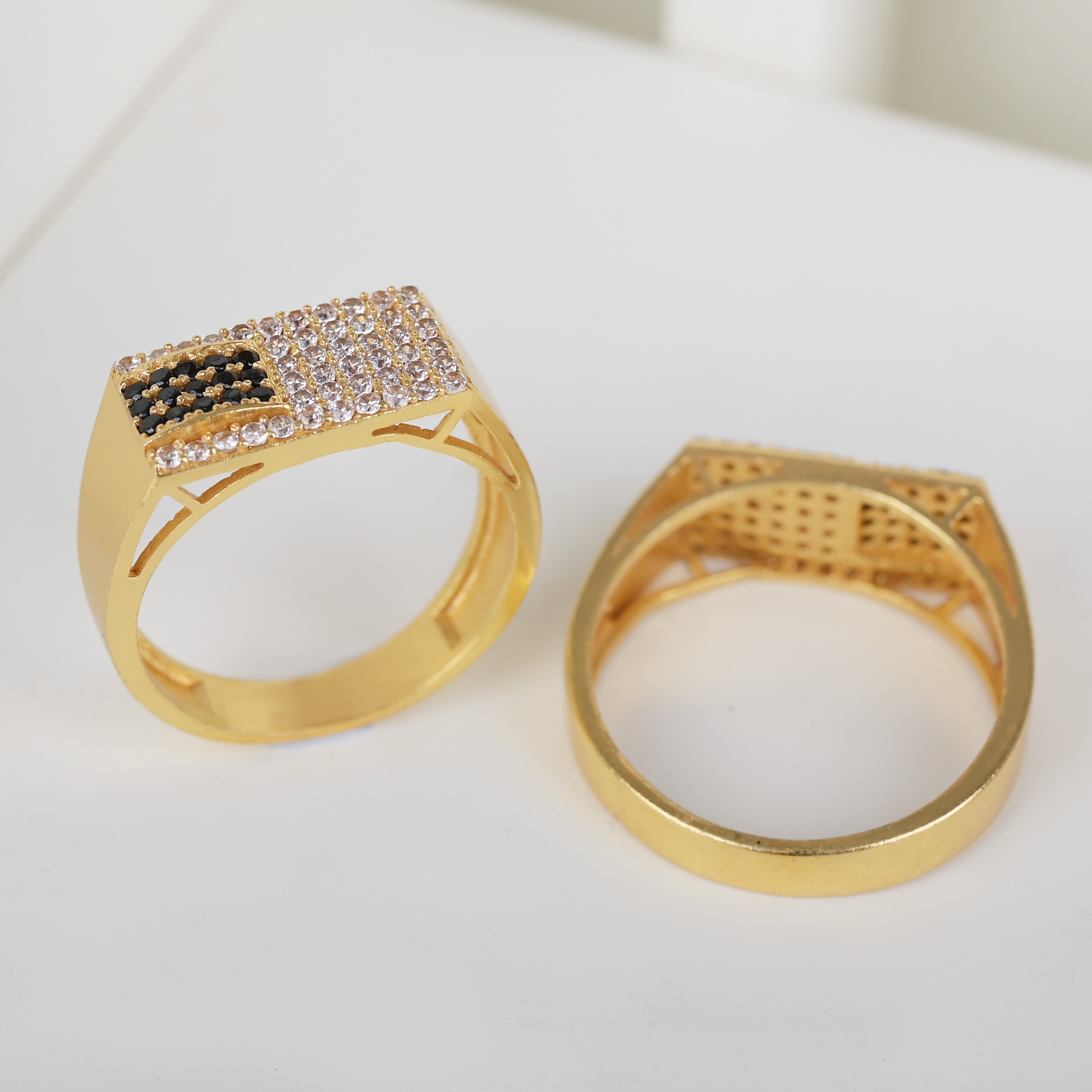 1 Gram Gold Plated Glamorous Design Ring-17