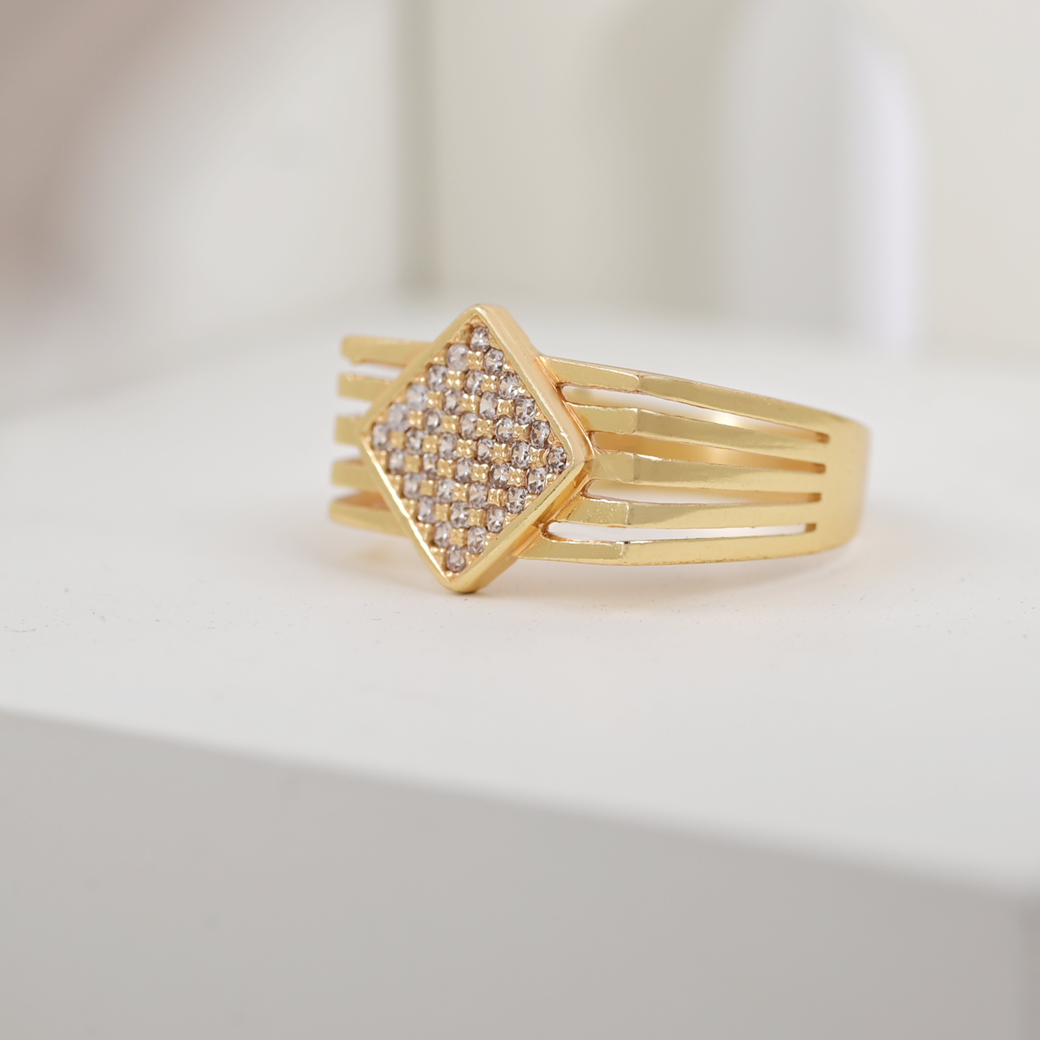 1 Gram Gold Plated Glamorous Design Ring-51