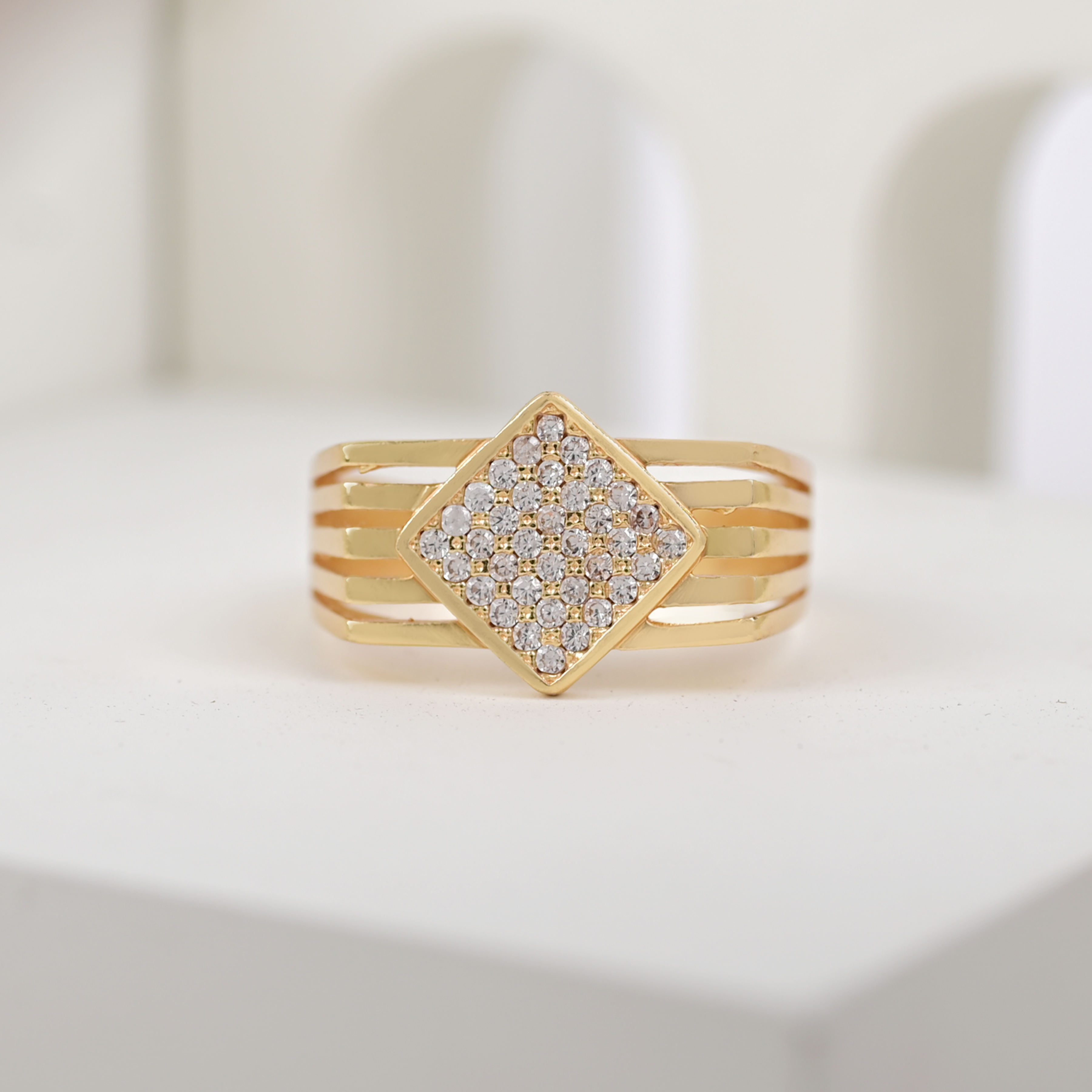 1 Gram Gold Plated Glamorous Design Ring-51