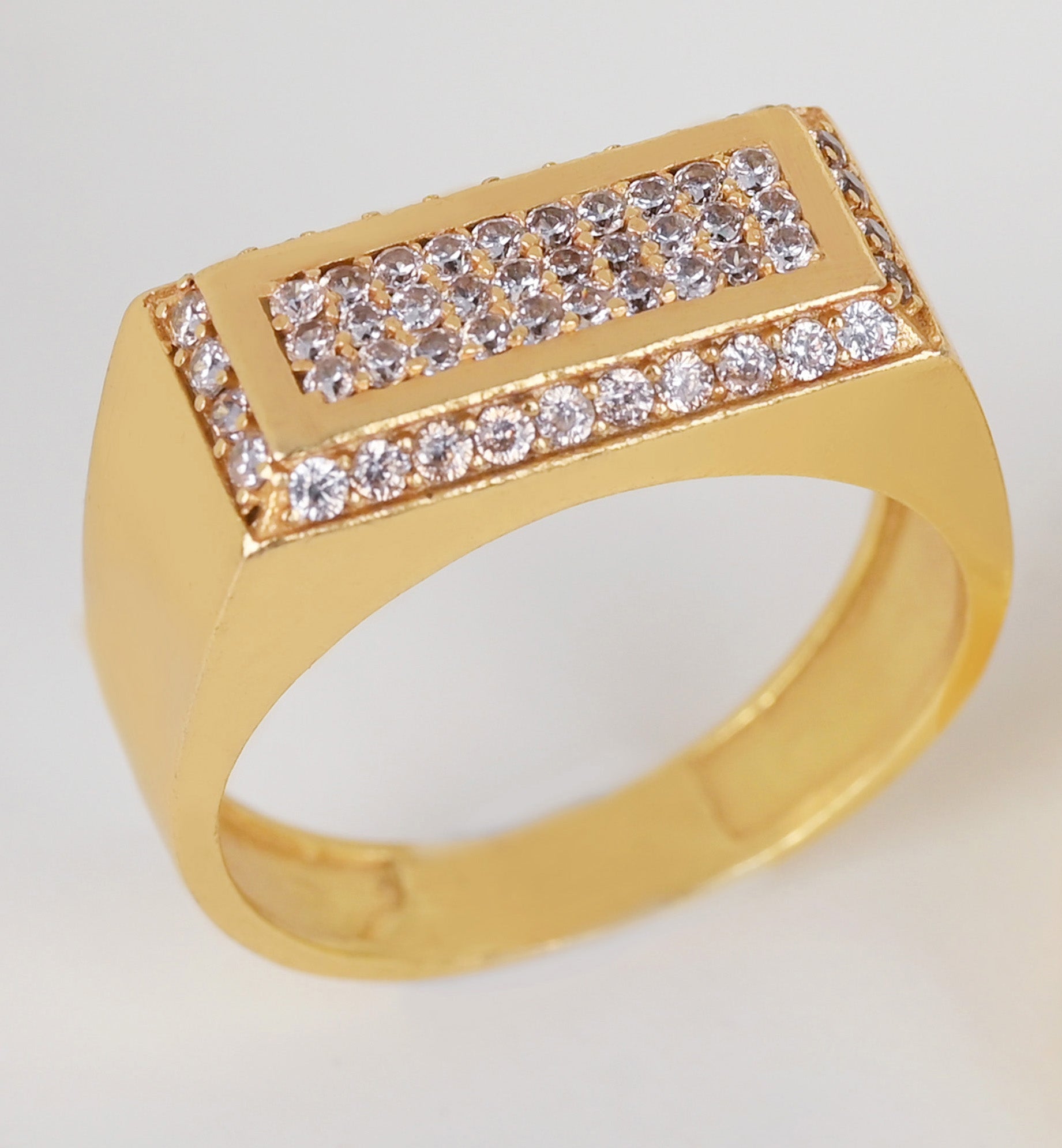 1 Gram Gold Plated Glamorous Design Ring-18