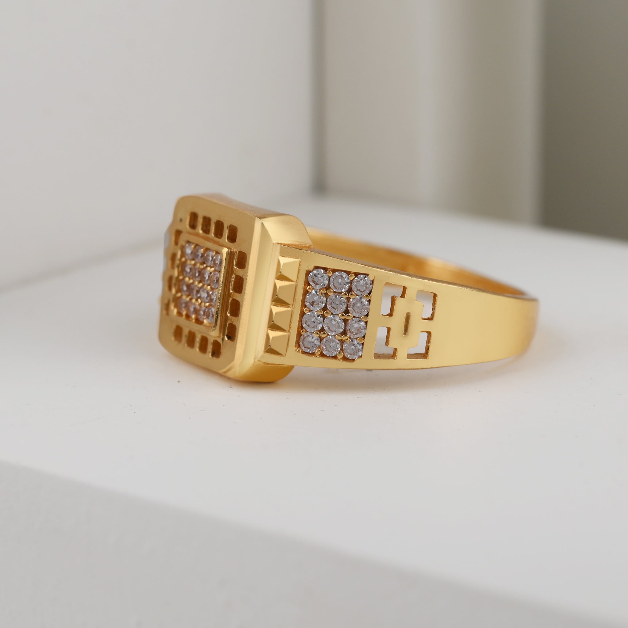 1 Gram Gold Plated Glamorous Design Ring-10