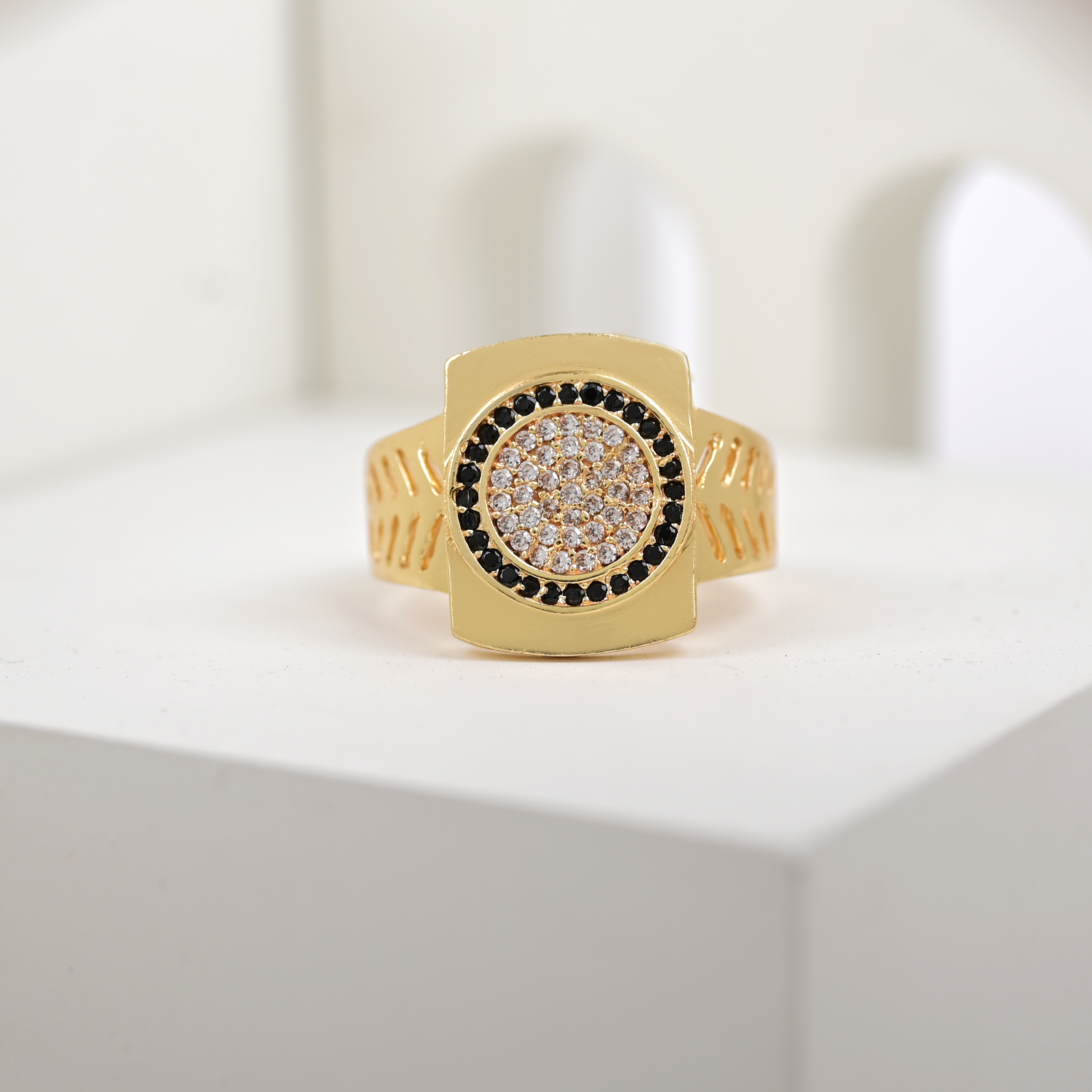 1 Gram Gold Plated Glamorous Design Ring-52