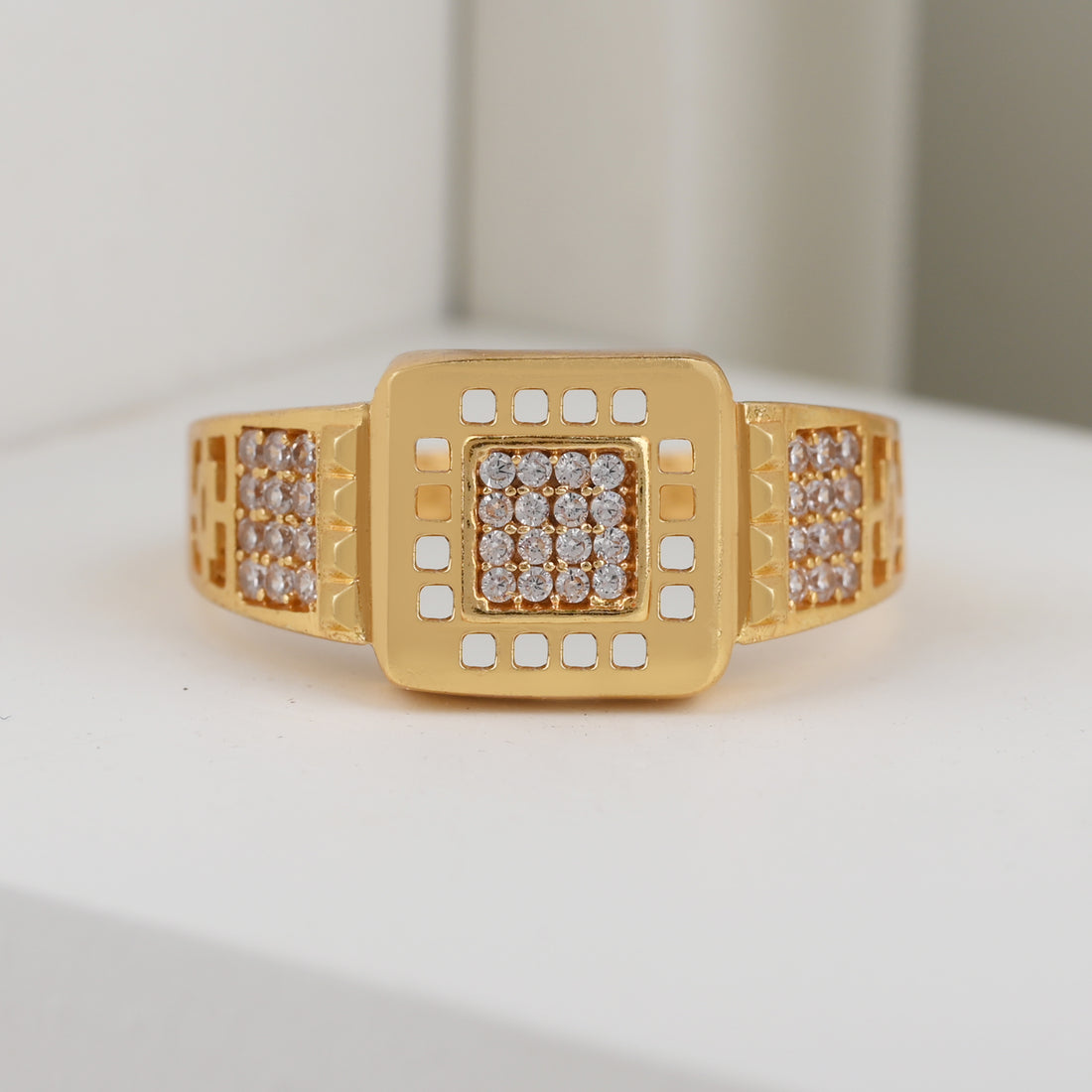 1 Gram Gold Plated Glamorous Design Ring-10