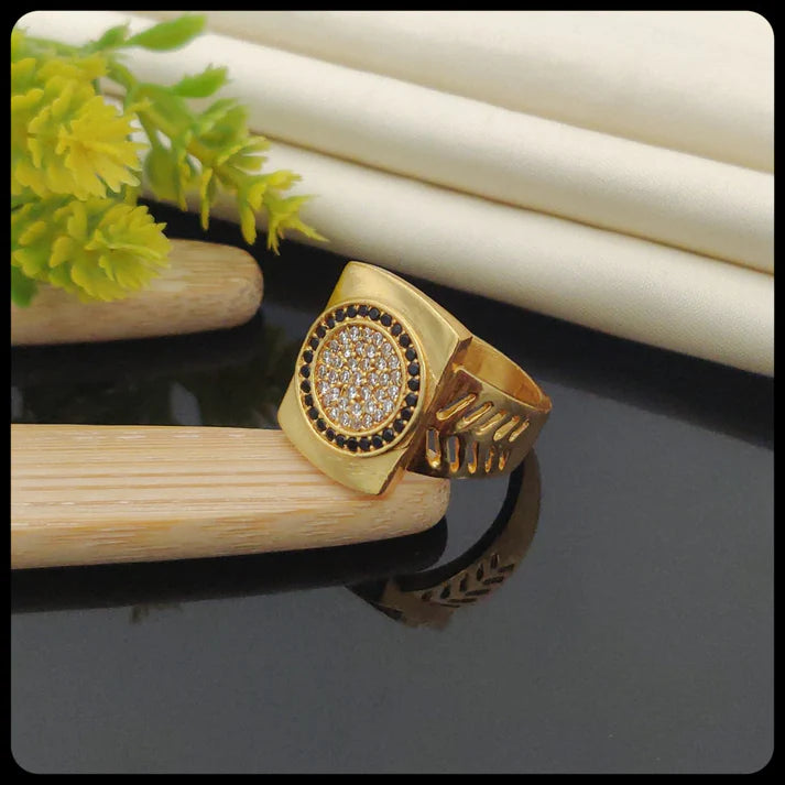 1 Gram Gold Plated Glamorous Design Ring-52