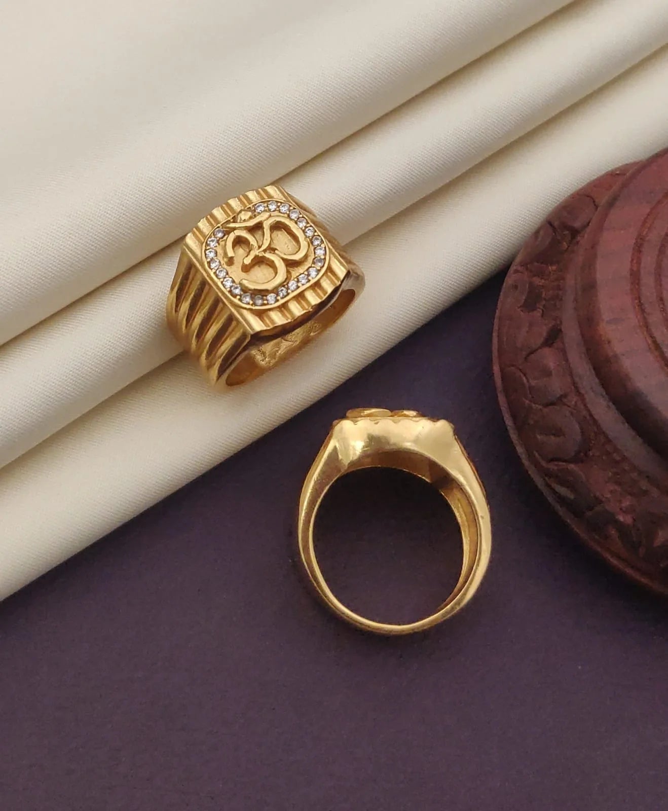 1 Gram Gold Plated Glamorous Design Ring-48