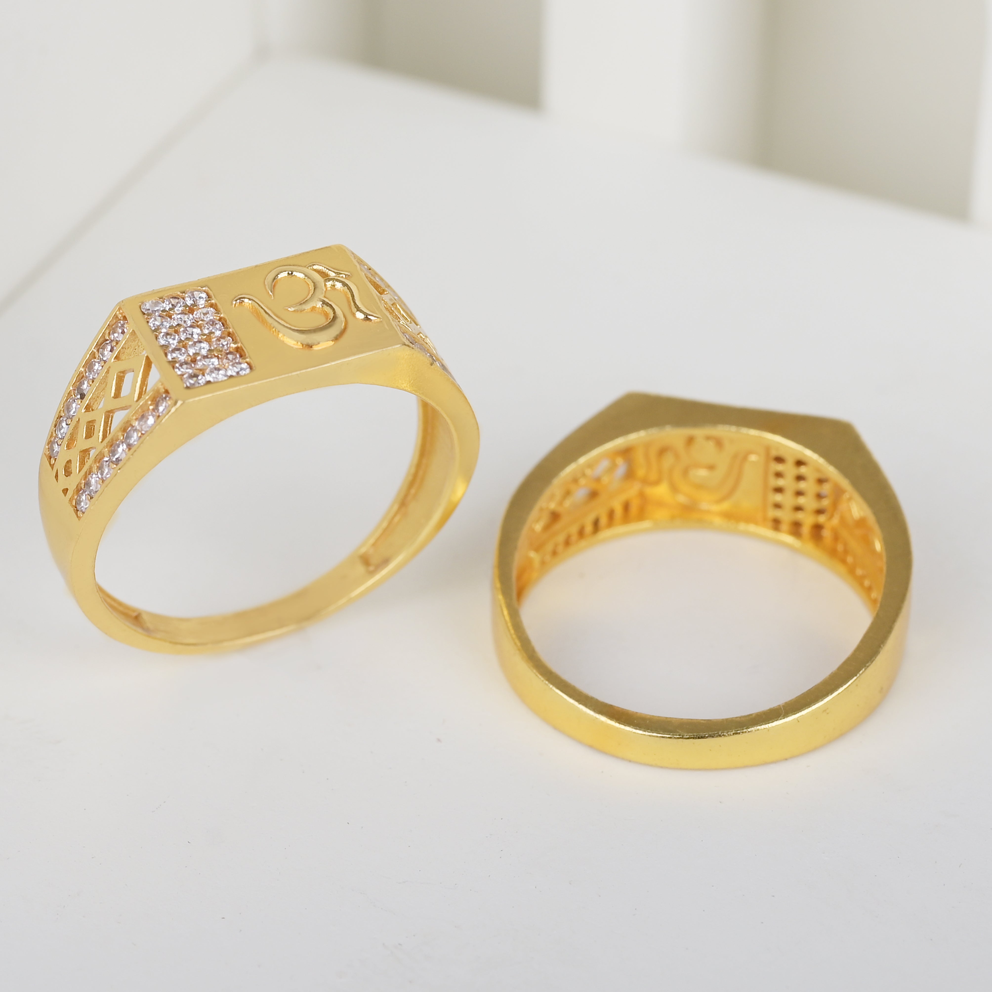 1 Gram Gold Plated Glamorous Design Ring-21