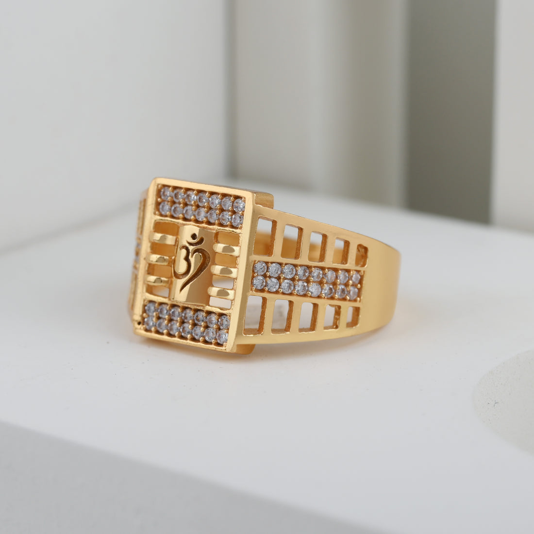1 Gram Gold Plated Glamorous Design Ring-11