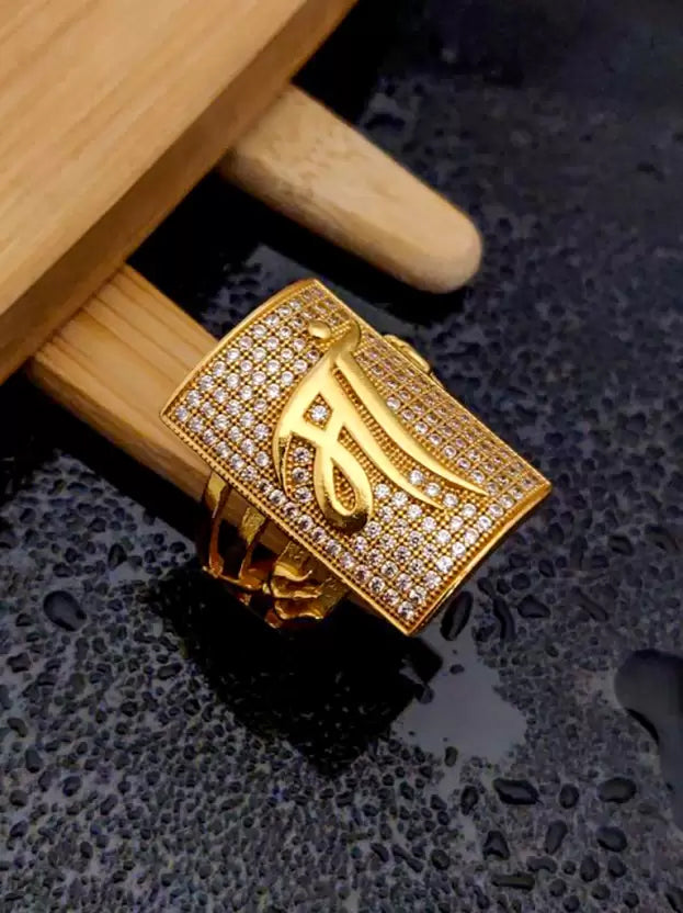 1 Gram Gold Plated Glamorous Design Ring-66