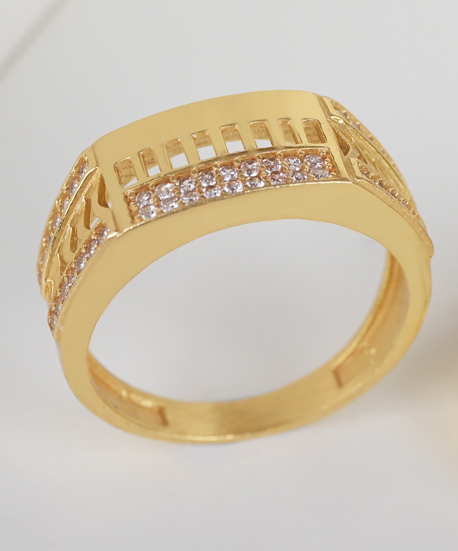 1 Gram Gold Plated Glamorous Design Ring-22